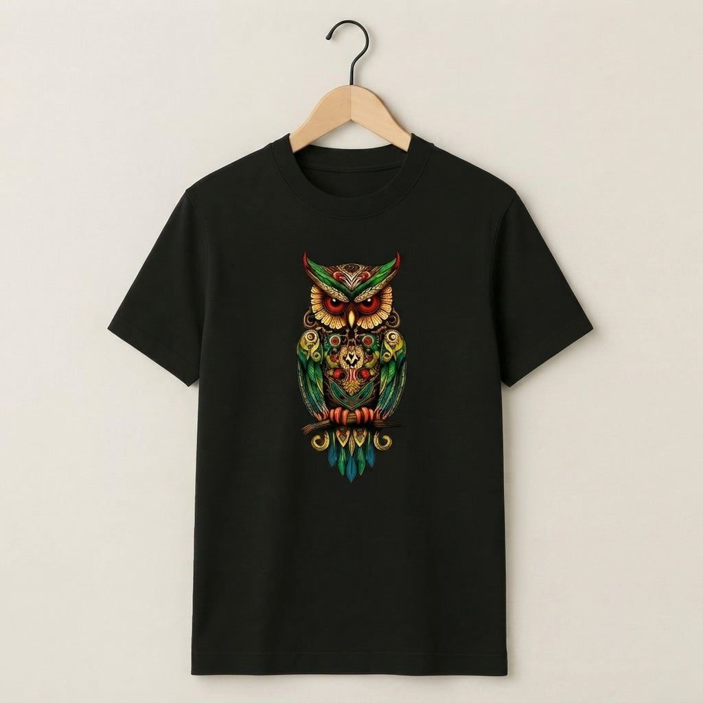 GREEN OWL REGULAR FIT T-shirts