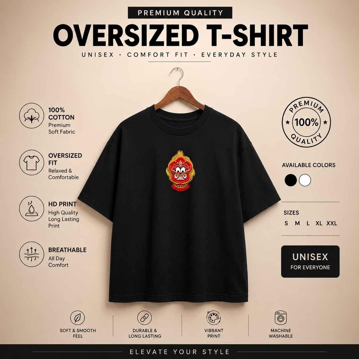 THEYYAM OVERSIZE T-shirts